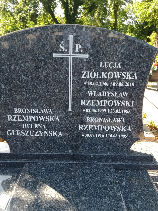 Władysław Rzempowski 1909 Gdynia Orłowo - Grobonet - Wyszukiwarka osób pochowanych