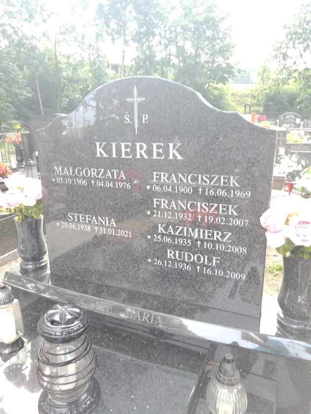 Rudolf Józef Kierek 1936 Gdynia Orłowo - Grobonet - Wyszukiwarka osób pochowanych