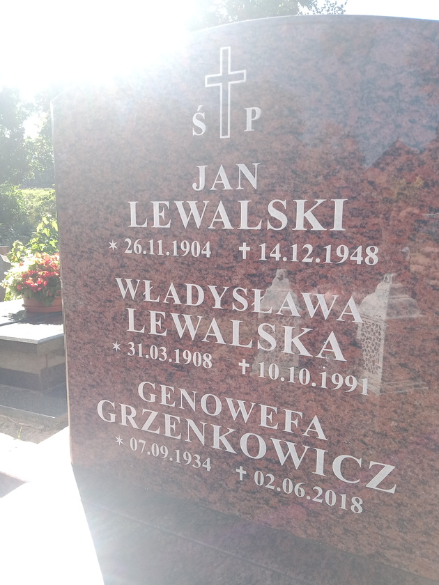 Genowefa Kazimiera Grzenkowicz 1934 Gdynia Orłowo - Grobonet - Wyszukiwarka osób pochowanych