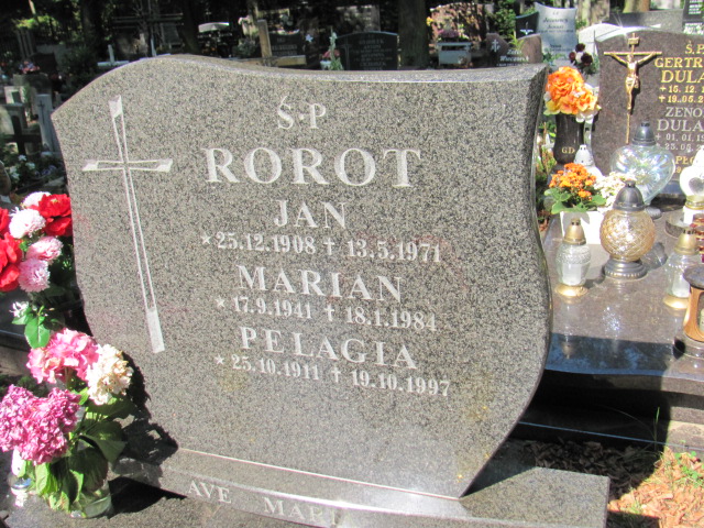 Jan Rorot 1908 Gdynia Orłowo - Grobonet - Wyszukiwarka osób pochowanych