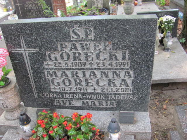 Tadeusz Górecki Gdynia Orłowo - Grobonet - Wyszukiwarka osób pochowanych