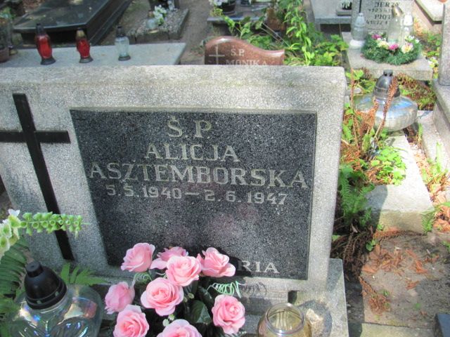 Alicja Asztemborska  1940 Gdynia Orłowo - Grobonet - Wyszukiwarka osób pochowanych