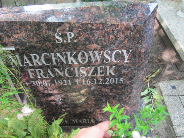 Franciszek Marcinkowski 1921 Gdynia Orłowo - Grobonet - Wyszukiwarka osób pochowanych
