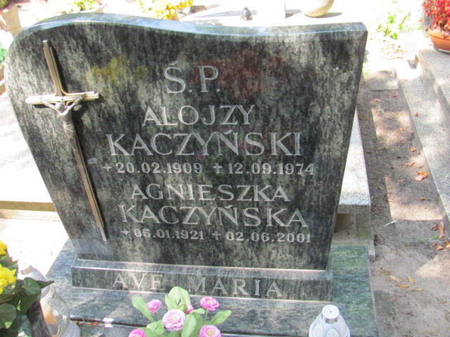 Agnieszka Emilia Kaczyńska  1921 Gdynia Orłowo - Grobonet - Wyszukiwarka osób pochowanych