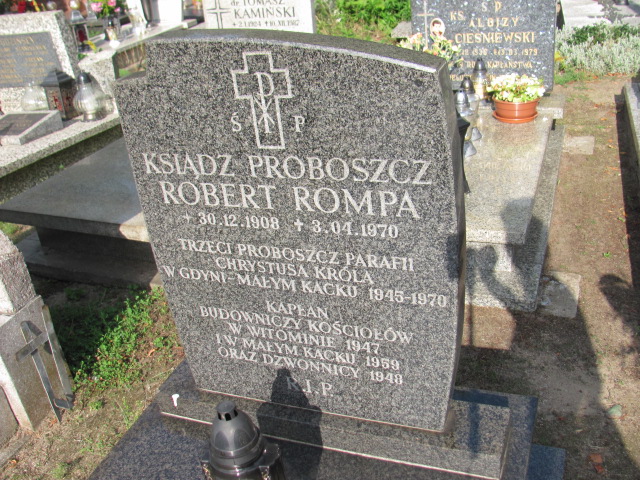 Robert Rompa 1908 Gdynia Orłowo - Grobonet - Wyszukiwarka osób pochowanych