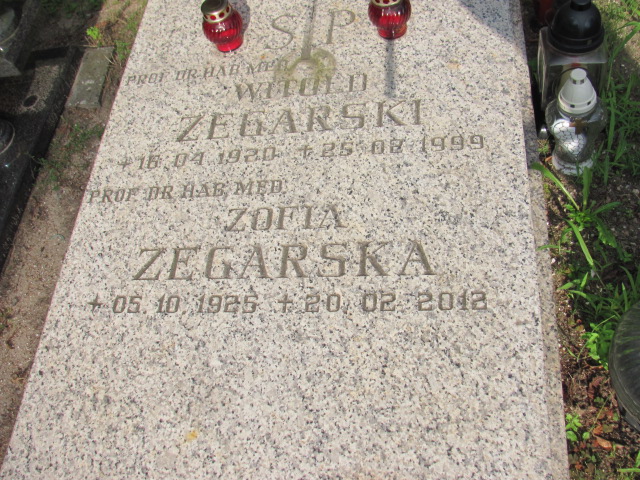 Zofia Zegarska 1925 Gdynia Orłowo - Grobonet - Wyszukiwarka osób pochowanych