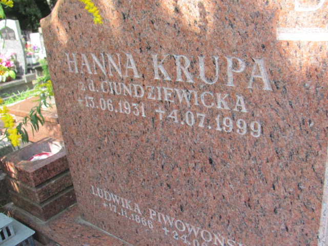 Hanna Ekspedyta Krupa 1931 Gdynia Orłowo - Grobonet - Wyszukiwarka osób pochowanych