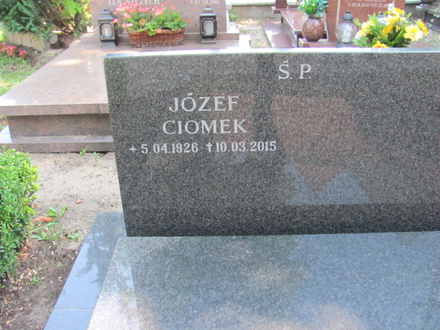 Józef Ciomek 1926 Gdynia Orłowo - Grobonet - Wyszukiwarka osób pochowanych