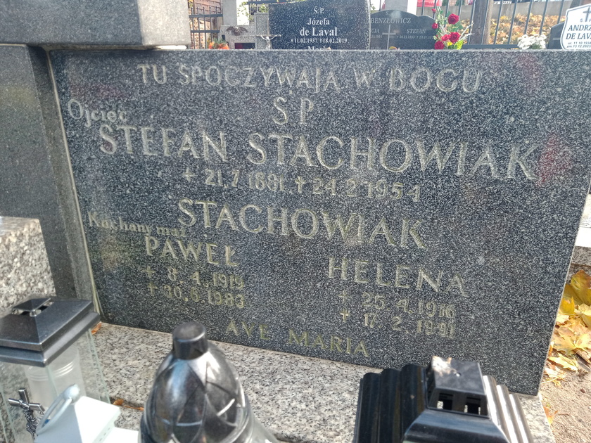 Stefan Stachowiak 1881 Gdynia Orłowo - Grobonet - Wyszukiwarka osób pochowanych