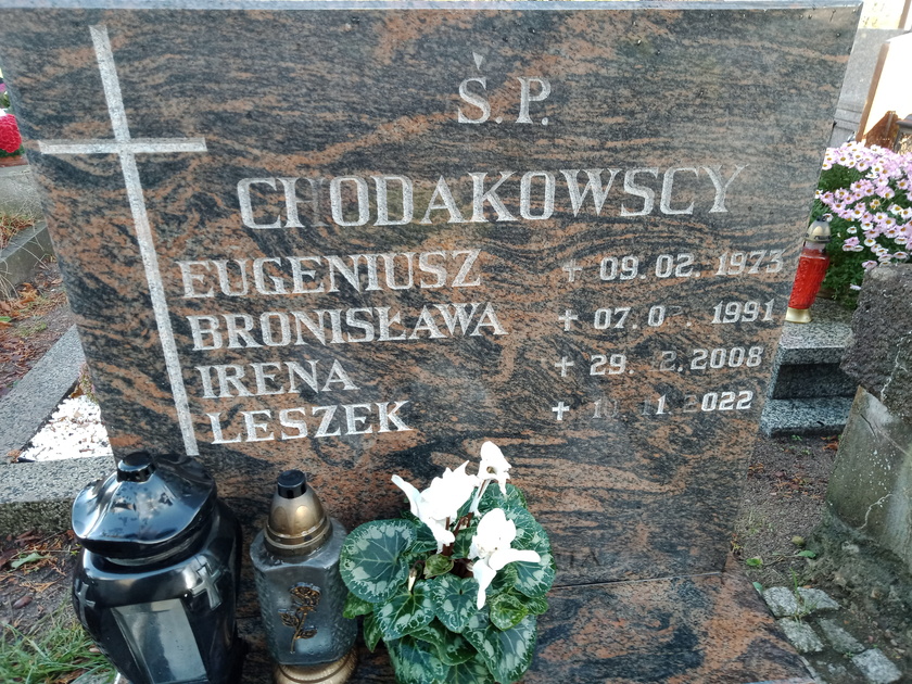 Eugeniusz Chodakowski 1912 Gdynia Orłowo - Grobonet - Wyszukiwarka osób pochowanych