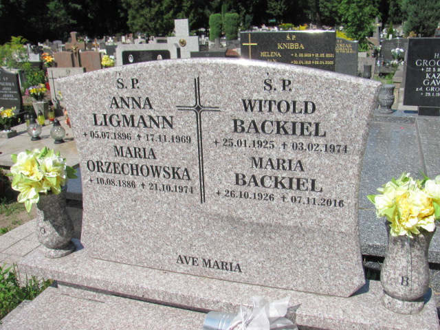 Maria Orzechowska 1886 Gdynia Orłowo - Grobonet - Wyszukiwarka osób pochowanych