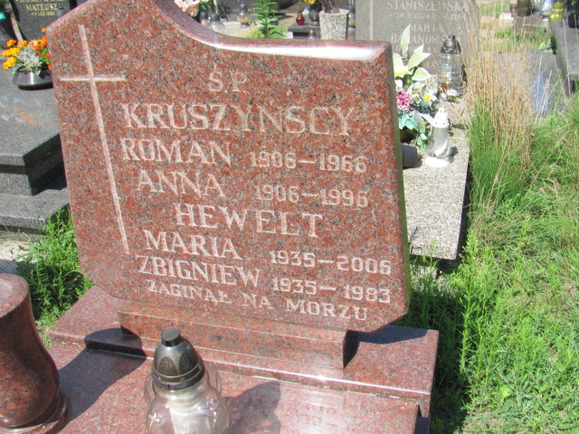 Anna Kruszyńska 1906 Gdynia Orłowo - Grobonet - Wyszukiwarka osób pochowanych
