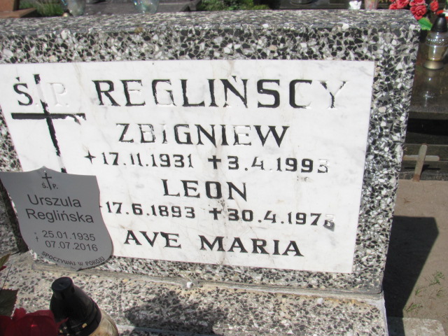 Zbigniew Regliński 1931 Gdynia Orłowo - Grobonet - Wyszukiwarka osób pochowanych