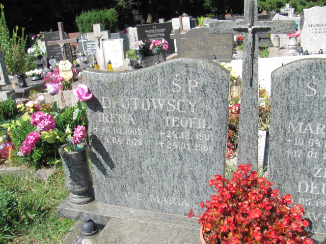 Irena Dłutowska 1905 Gdynia Orłowo - Grobonet - Wyszukiwarka osób pochowanych