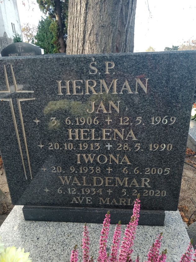 Waldemar Herman 1934 Gdynia Orłowo - Grobonet - Wyszukiwarka osób pochowanych