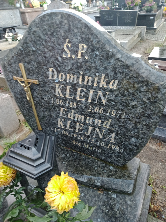 Dominika Klein 1887 Gdynia Orłowo - Grobonet - Wyszukiwarka osób pochowanych