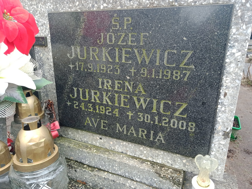 Irena Jurkiewicz 1924 Gdynia Orłowo - Grobonet - Wyszukiwarka osób pochowanych