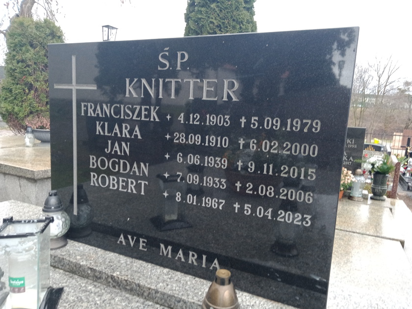 Robert Knitter 1967 Gdynia Orłowo - Grobonet - Wyszukiwarka osób pochowanych