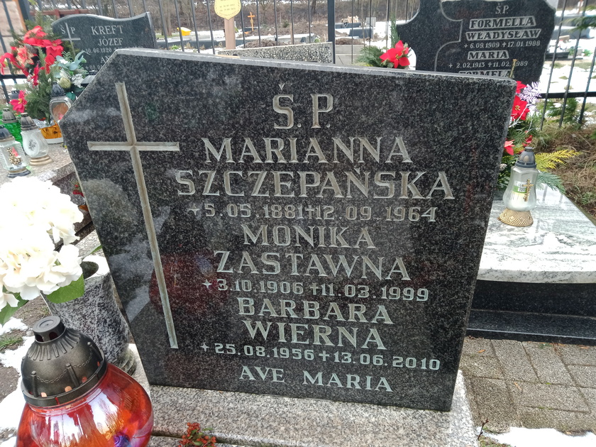 Barbara Maria Wierna 1956 Gdynia Orłowo - Grobonet - Wyszukiwarka osób pochowanych