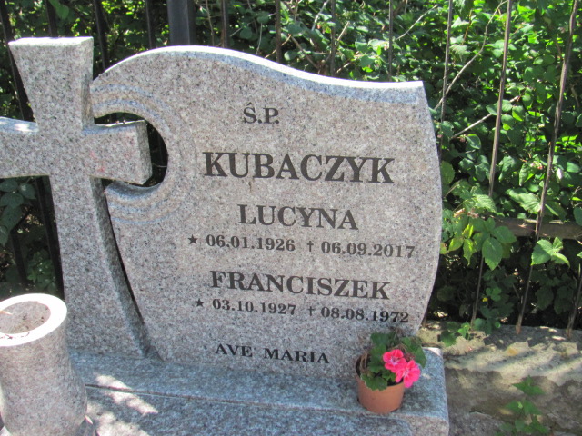 Lucyna Kubaczyk 1926 Gdynia Orłowo - Grobonet - Wyszukiwarka osób pochowanych
