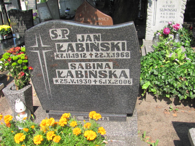 Sabina Łabińska 1920 Gdynia Orłowo - Grobonet - Wyszukiwarka osób pochowanych
