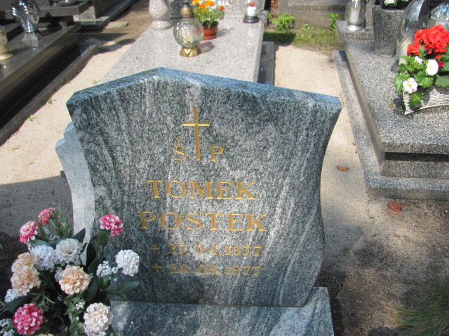 Tomasz Postek  1977 Gdynia Orłowo - Grobonet - Wyszukiwarka osób pochowanych