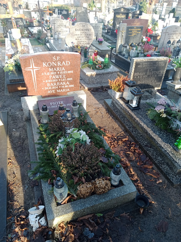 Barbara Bronisława Konrad 1934 Gdynia Orłowo - Grobonet - Wyszukiwarka osób pochowanych