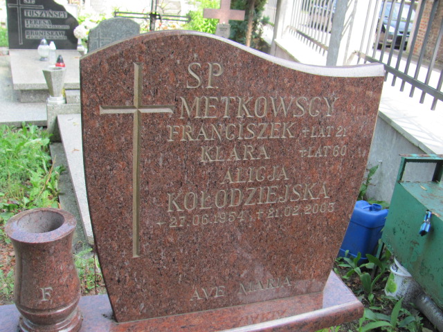 Klara Metkowska  1913 Gdynia Orłowo - Grobonet - Wyszukiwarka osób pochowanych