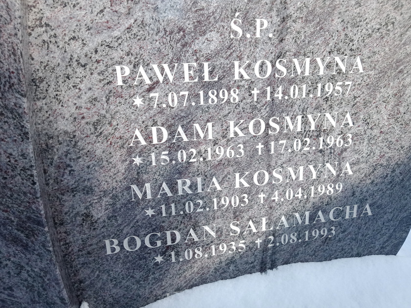 Maria Kosmyna 1903 Gdynia Orłowo - Grobonet - Wyszukiwarka osób pochowanych