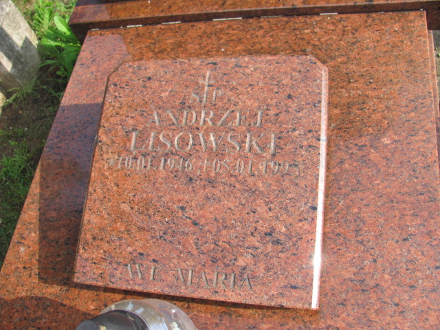 Andrzej Lisowski 1946 Gdynia Orłowo - Grobonet - Wyszukiwarka osób pochowanych