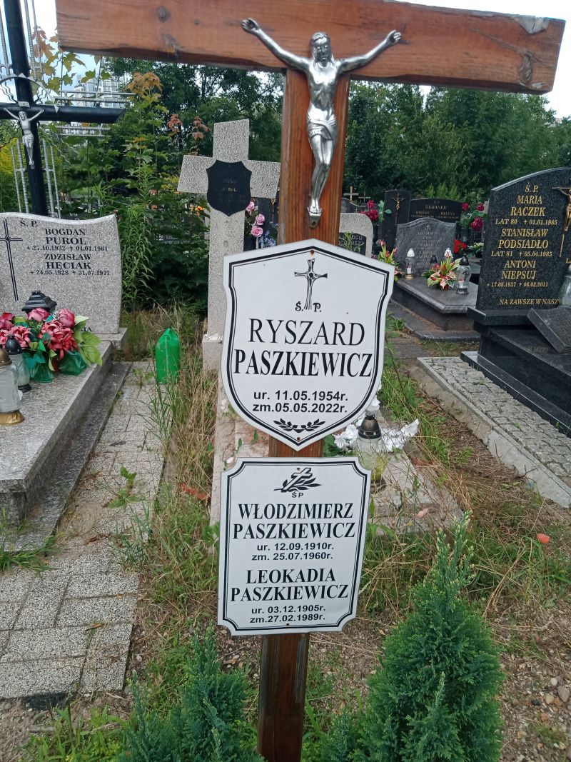 Ryszard Paszkiewicz 1954 Gdynia Orłowo - Grobonet - Wyszukiwarka osób pochowanych