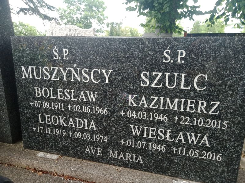 Bolesław Muszyński 1911 Gdynia Orłowo - Grobonet - Wyszukiwarka osób pochowanych