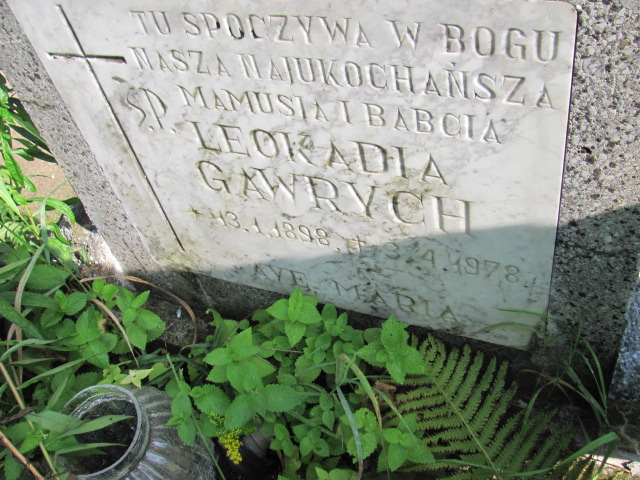 Leokadia Gawrych 1898 Gdynia Orłowo - Grobonet - Wyszukiwarka osób pochowanych