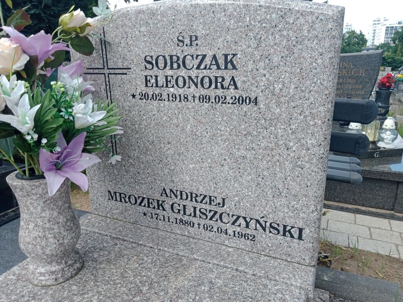 Andrzej Mrożek Gliszczyński 1880 Gdynia Orłowo - Grobonet - Wyszukiwarka osób pochowanych