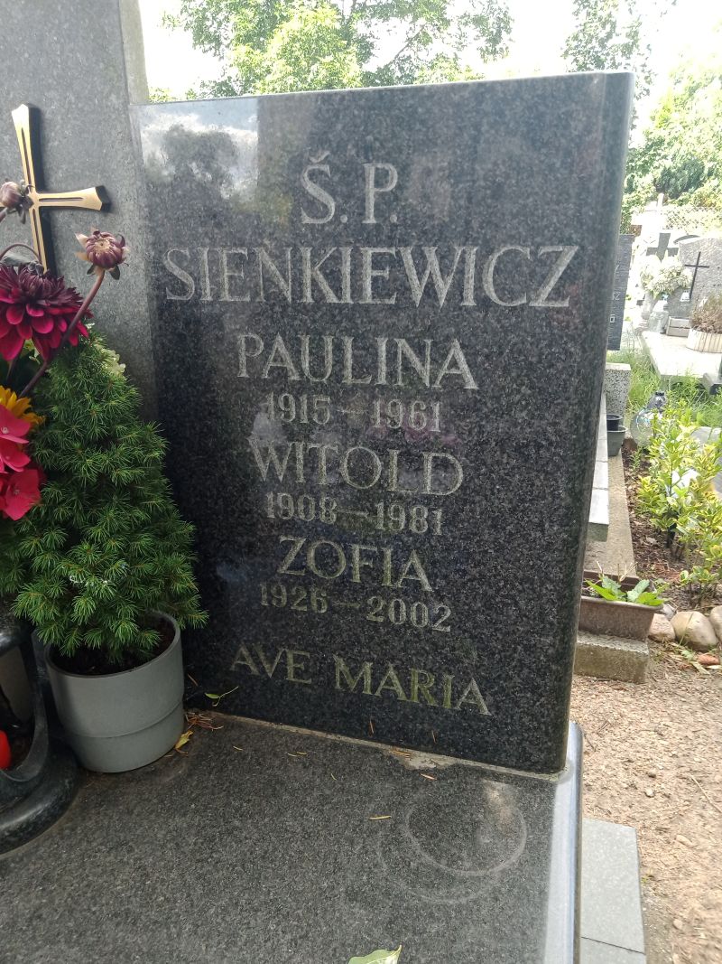 Zofia Sienkiewicz 1926 Gdynia Orłowo - Grobonet - Wyszukiwarka osób pochowanych