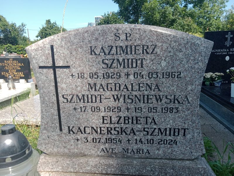 Magdalena Szmidt Wiśniewska  1929 Gdynia Orłowo - Grobonet - Wyszukiwarka osób pochowanych