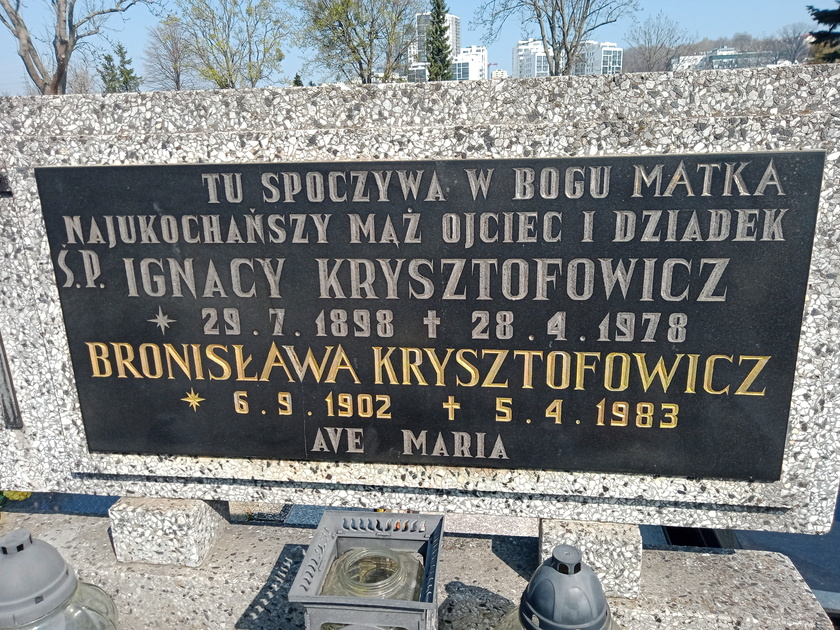 Bronisława Krysztofowicz 1902 Gdynia Orłowo - Grobonet - Wyszukiwarka osób pochowanych
