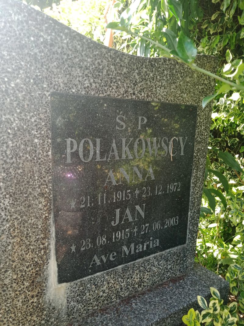Jan Polakowski 1915 Gdynia Orłowo - Grobonet - Wyszukiwarka osób pochowanych