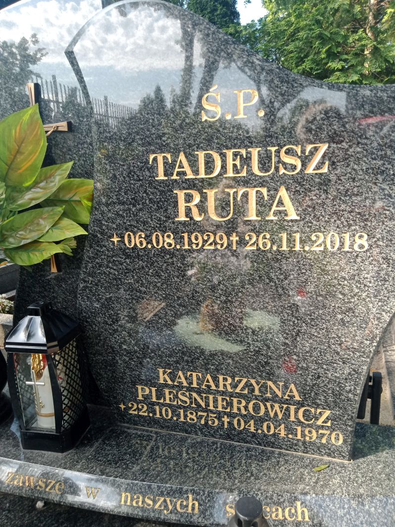 Katarzyna Pleśnierowicz 1875 Gdynia Orłowo - Grobonet - Wyszukiwarka osób pochowanych