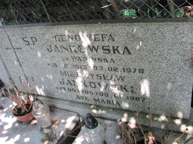 Genowefa Jankowska 1913 Gdynia Orłowo - Grobonet - Wyszukiwarka osób pochowanych