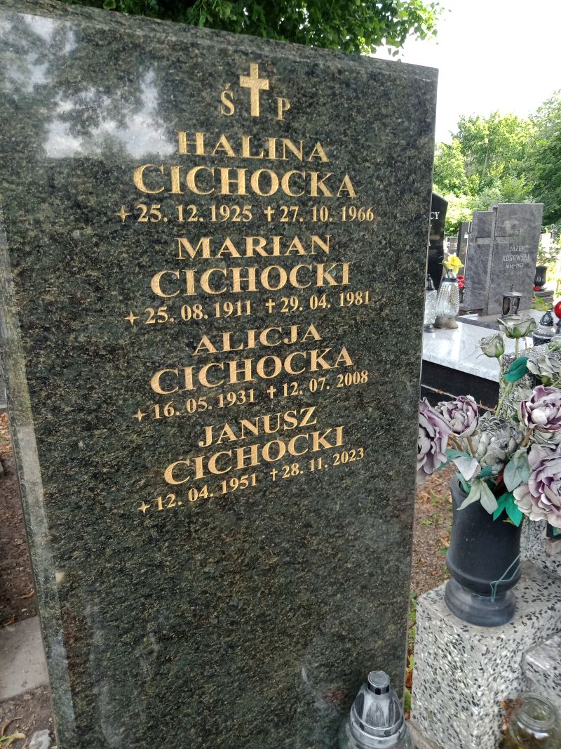Halina Cichocka  1925 Gdynia Orłowo - Grobonet - Wyszukiwarka osób pochowanych