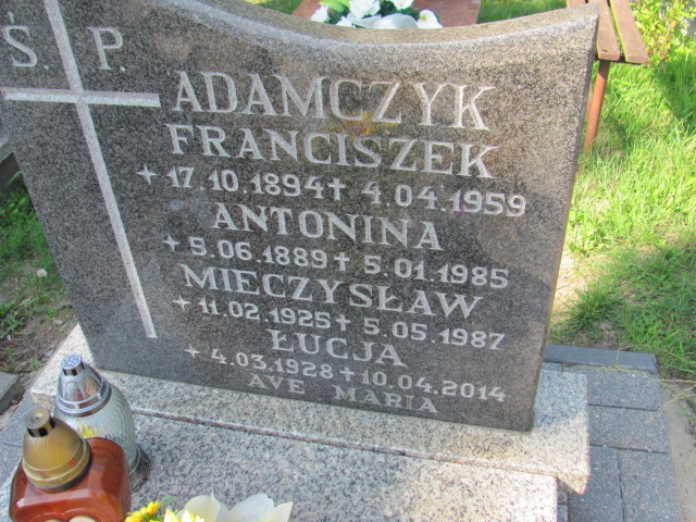 Franciszek Adamczyk 1894 Gdynia Orłowo - Grobonet - Wyszukiwarka osób pochowanych