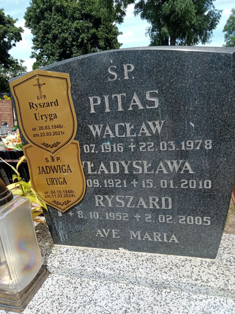 Władysława Pitas 1921 Gdynia Orłowo - Grobonet - Wyszukiwarka osób pochowanych