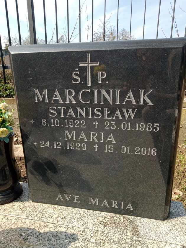 Maria Marciniak 1929 Gdynia Orłowo - Grobonet - Wyszukiwarka osób pochowanych